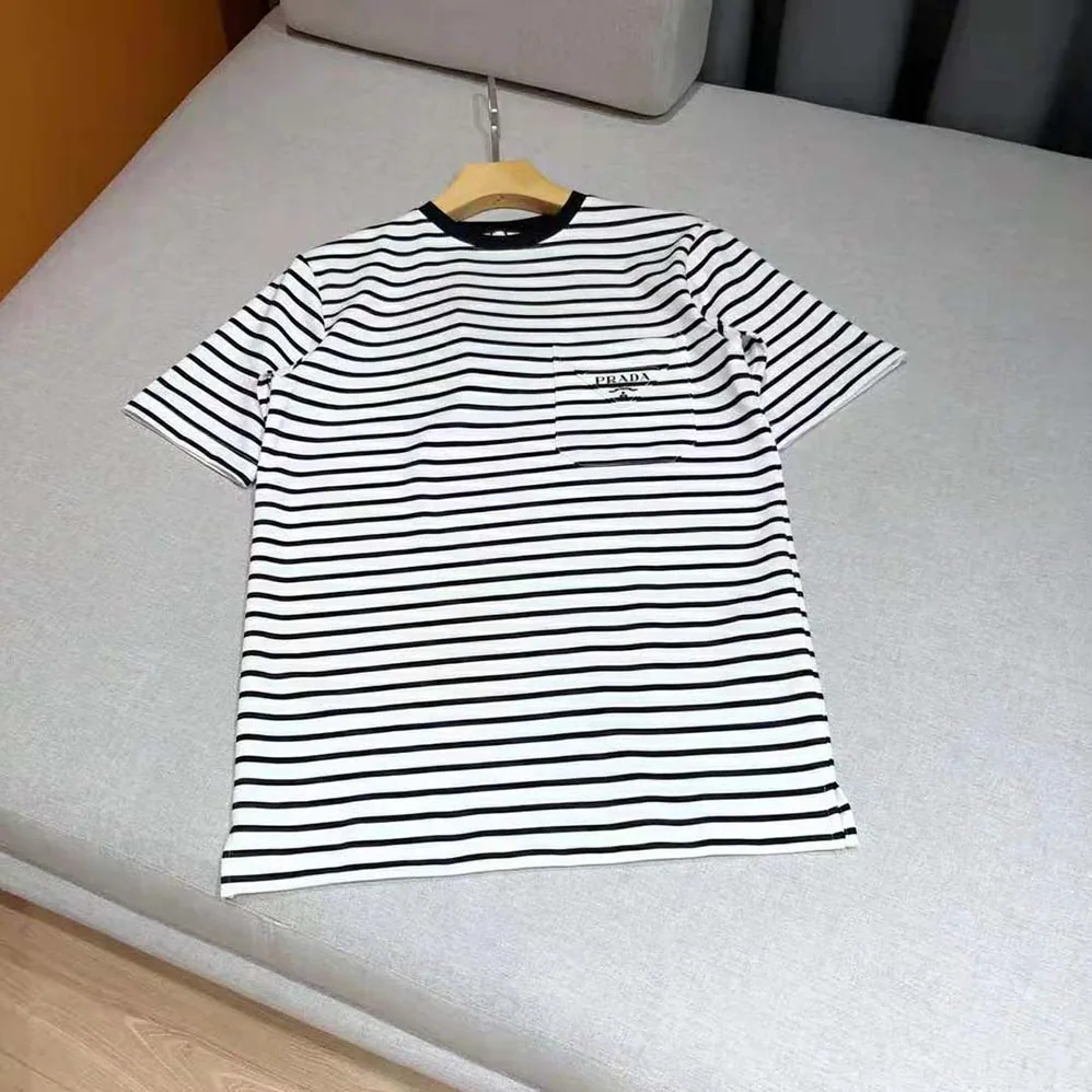 Prada Cotton T for Women in shirt with Overprinted Logo