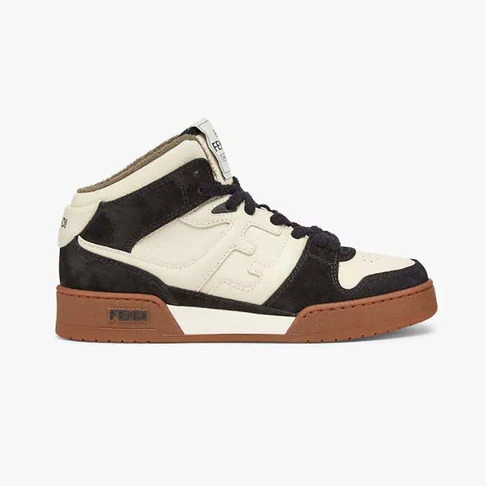 Fendi Fendi Match Black Leather High for Women in Tops Fendi Fendi Match Black Leather High for Women in Tops