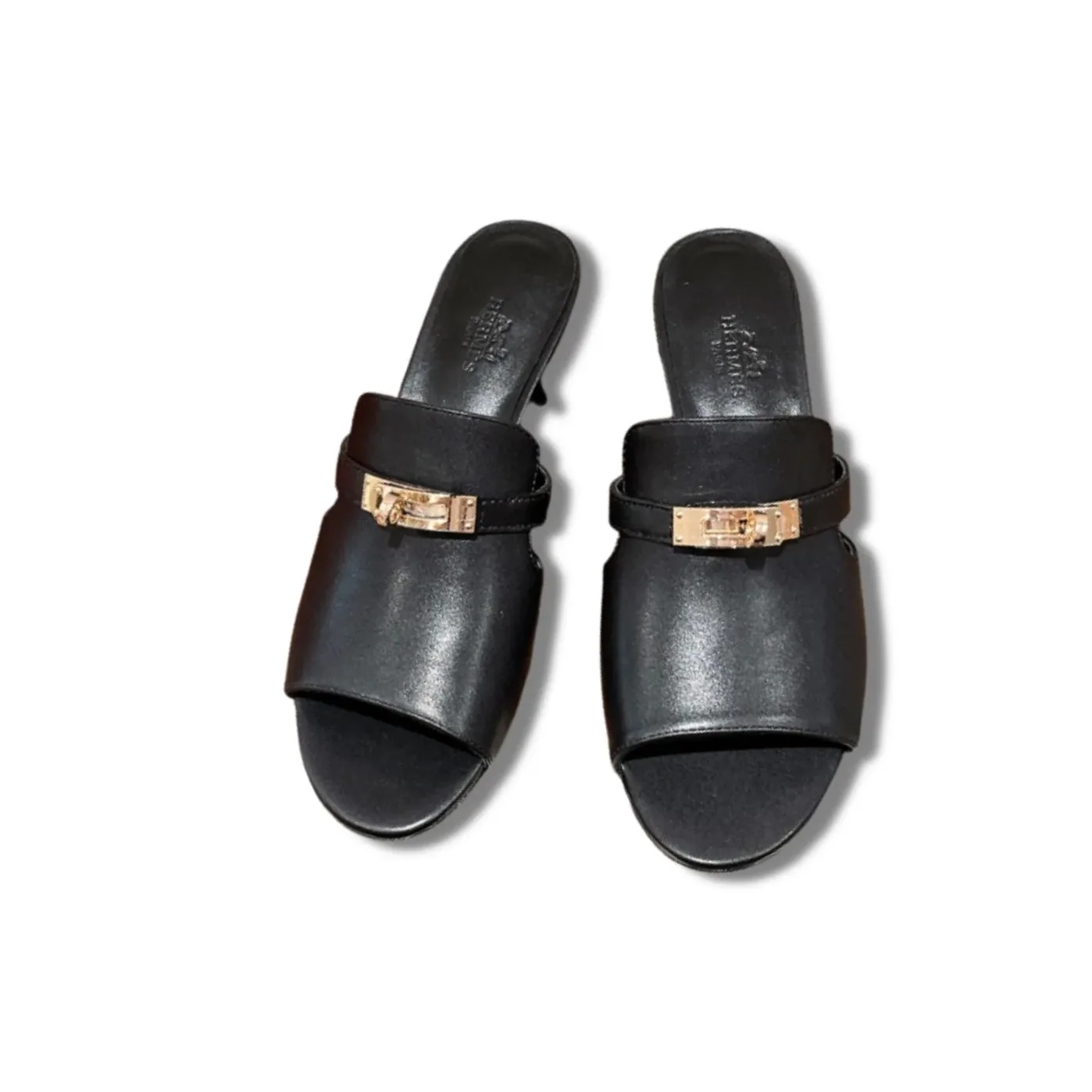 Hermes Candy Sandal Black Hermes Candy Sandal Black