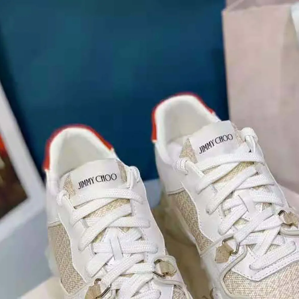 Jimmy Choo Diamond X Trainer/F Low-Top Trainers for Women in White Jimmy Choo Diamond X Trainer/F Low-Top Trainers for Women in White