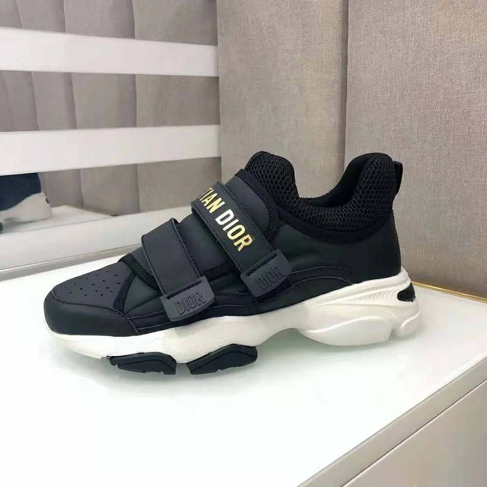 Dior D for Women in wander Sneaker Black Calfskin