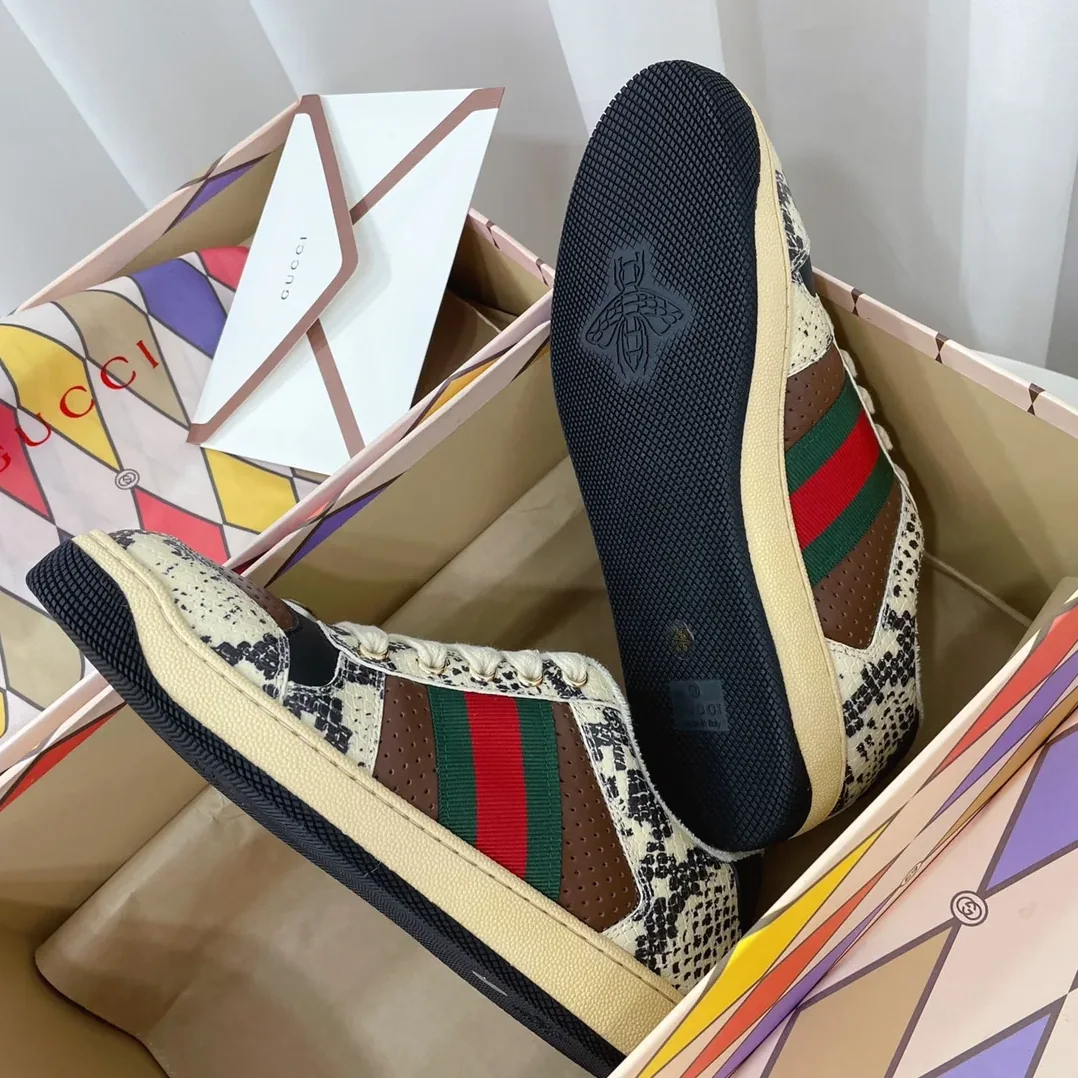 Gucci Screener Sneaker Beige for Women Gucci Screener Sneaker Beige for Women