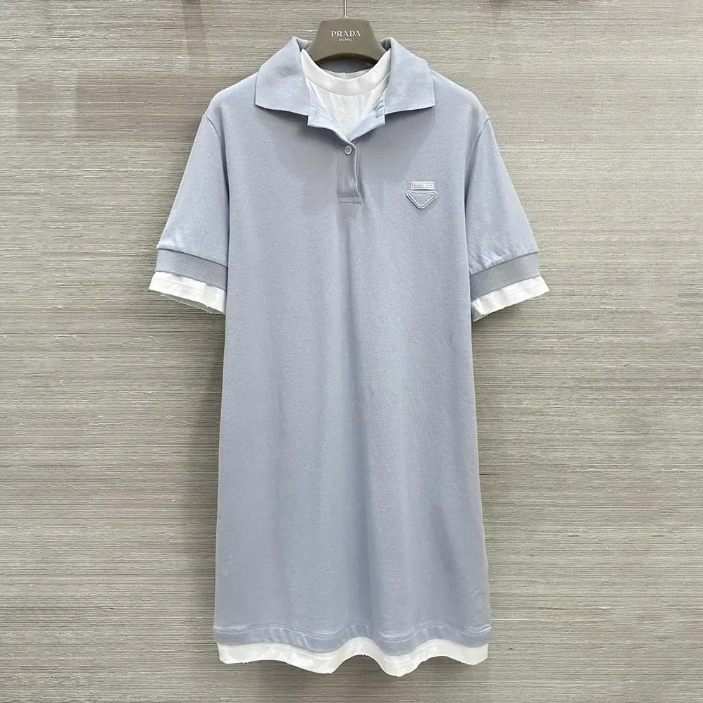Prada Piqué and Jersey Dress for Women