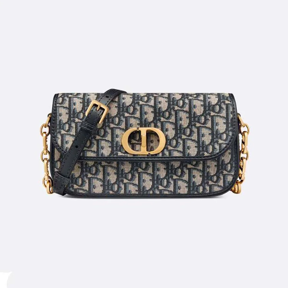 Dior Small 30 Montaigne Avenue Bag Blue Dior Oblique Jacquard for Women Dior Small 30 Montaigne Avenue Bag Blue Dior Oblique Jacquard for Women