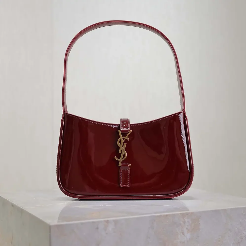 Saint Laurent YSL Mini Le 5 à 7 in Patent Leather for Women Saint Laurent YSL Mini Le 5 à 7 in Patent Leather for Women