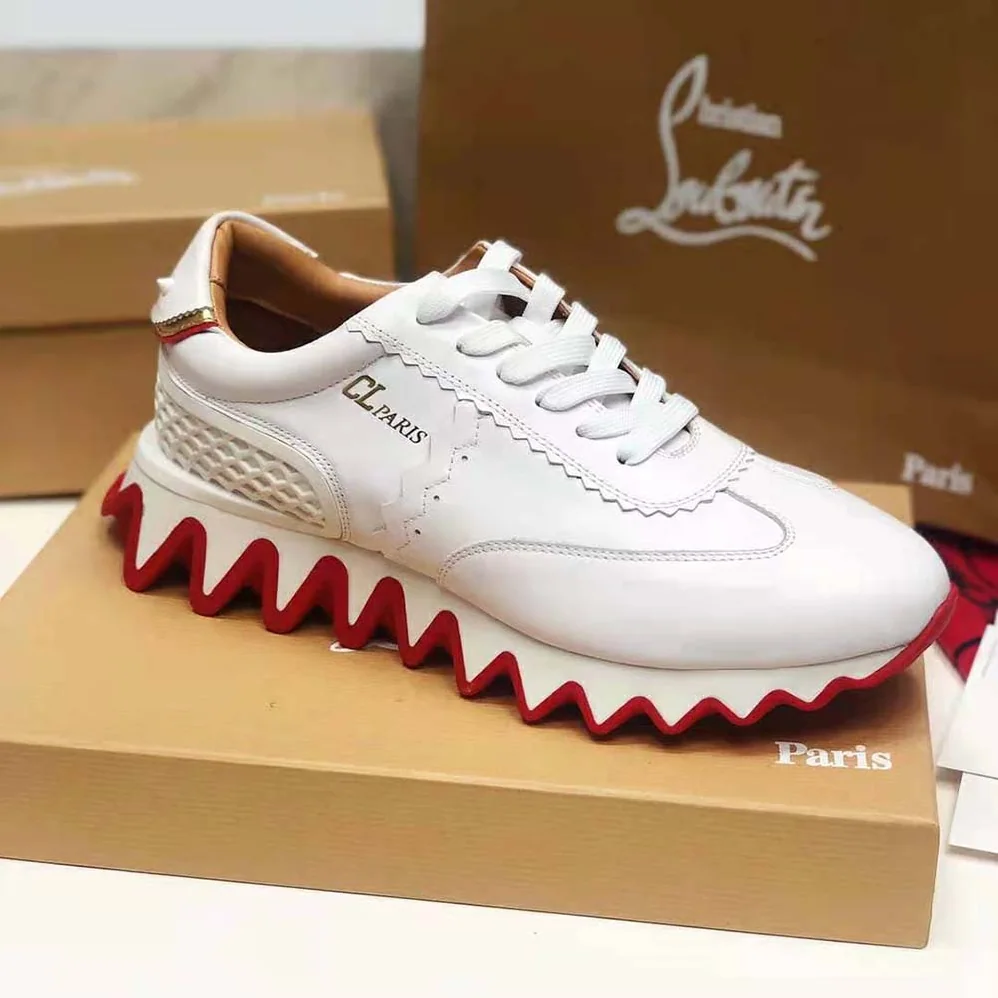 Christian Louboutin Loubishark Woman Flat for Women in White