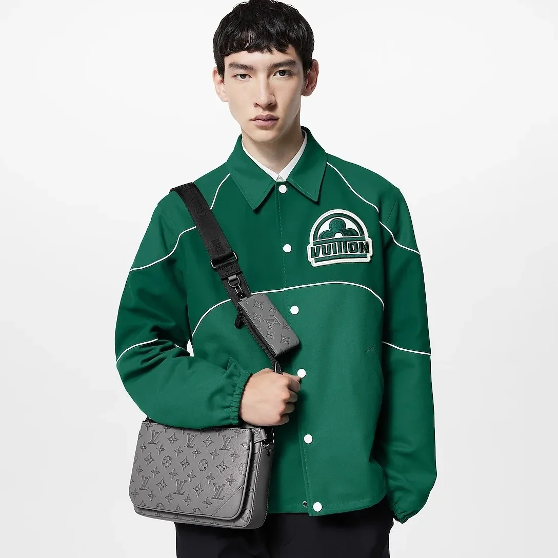 Louis Vuitton Trio Messenger Monogram Shadow By Virgil Ablohs Grey