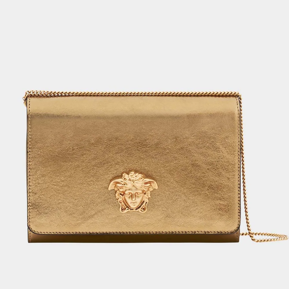Versace Laminated Palazzo Evening Bag for Women