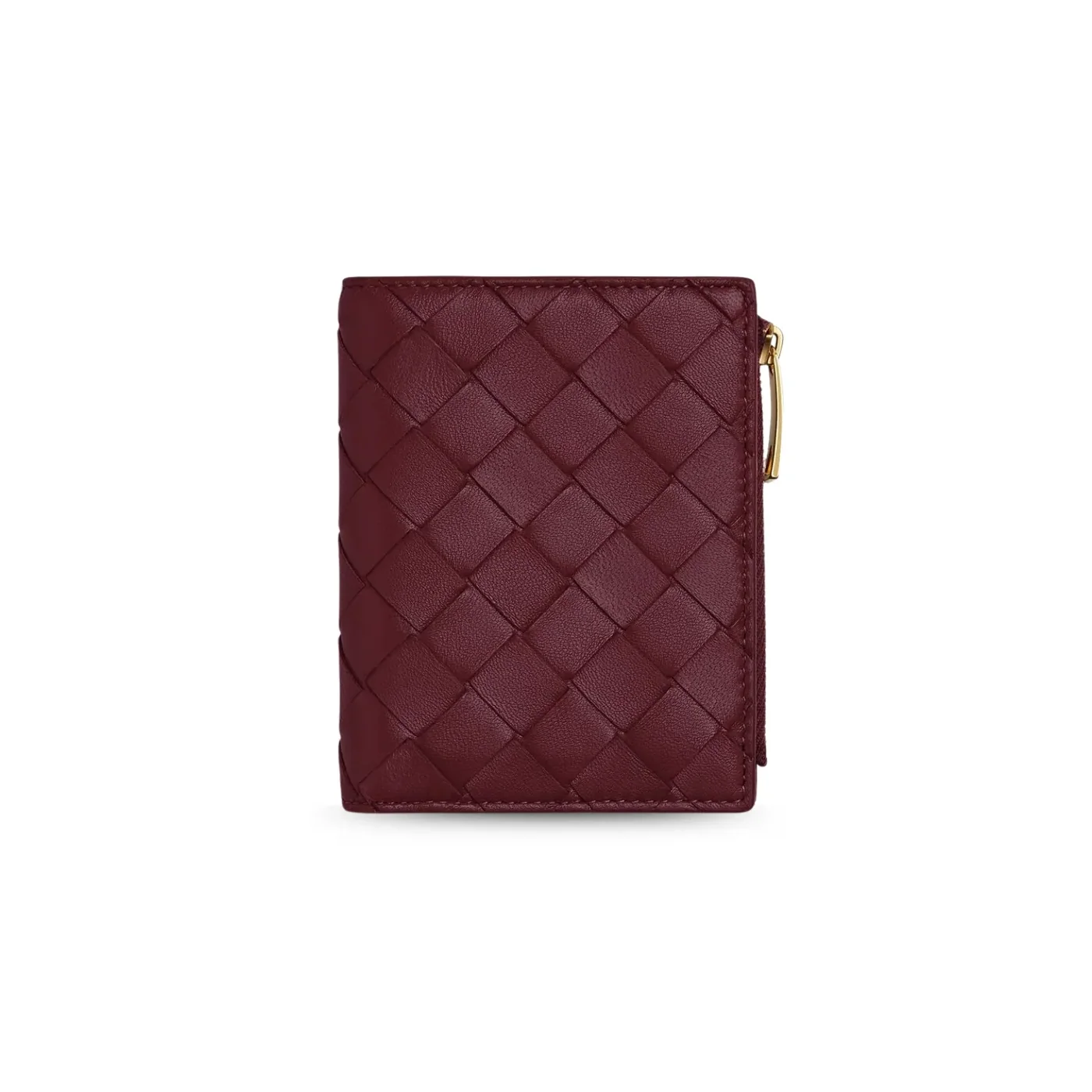 Bottega Veneta Small Bi in Fold Wallet Barolo /