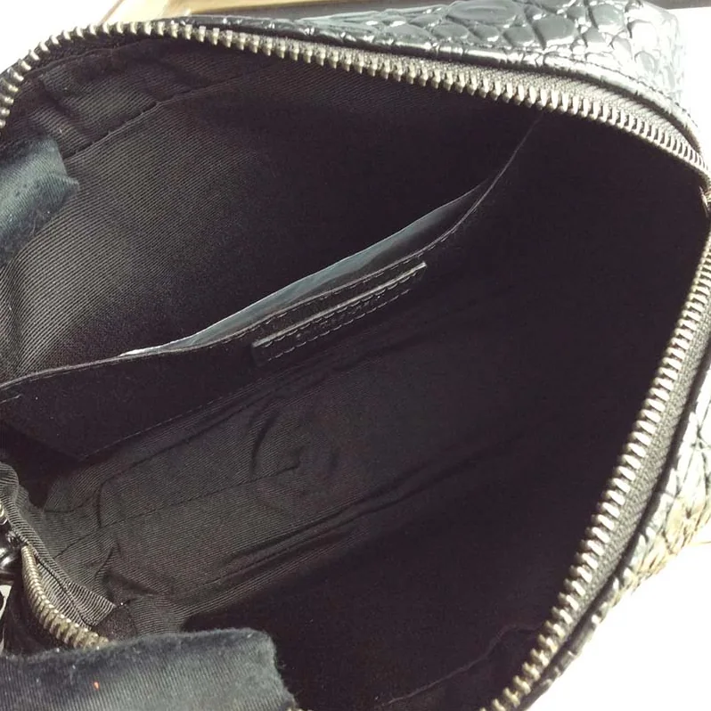 Saint Laurent YSL Lou Camera Bag Crocodile Embossed Leather for Women