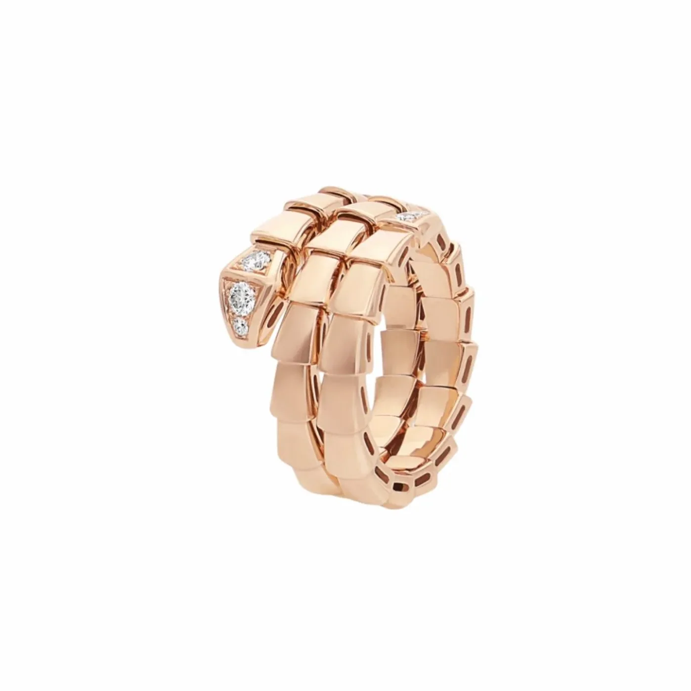 Bvlgari Serpenti Viper Ring Rose Gold Bvlgari Serpenti Viper Ring Rose Gold