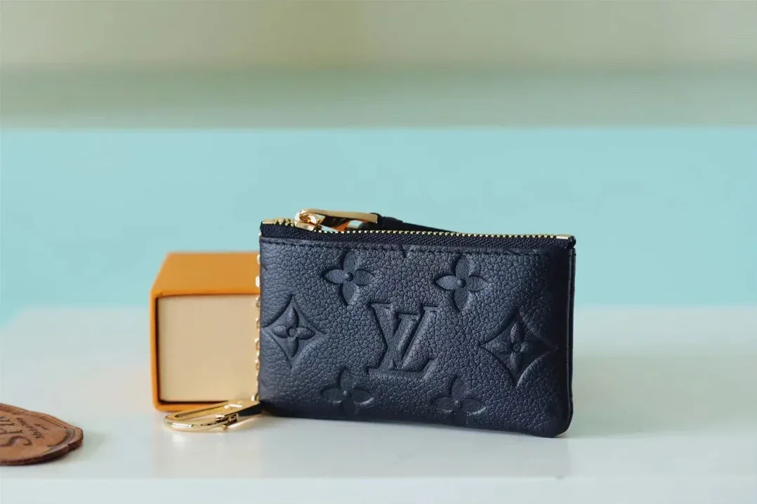 Louis Vuitton Key Pouch Monogram Empreinte Black Louis Vuitton Key Pouch Monogram Empreinte Black