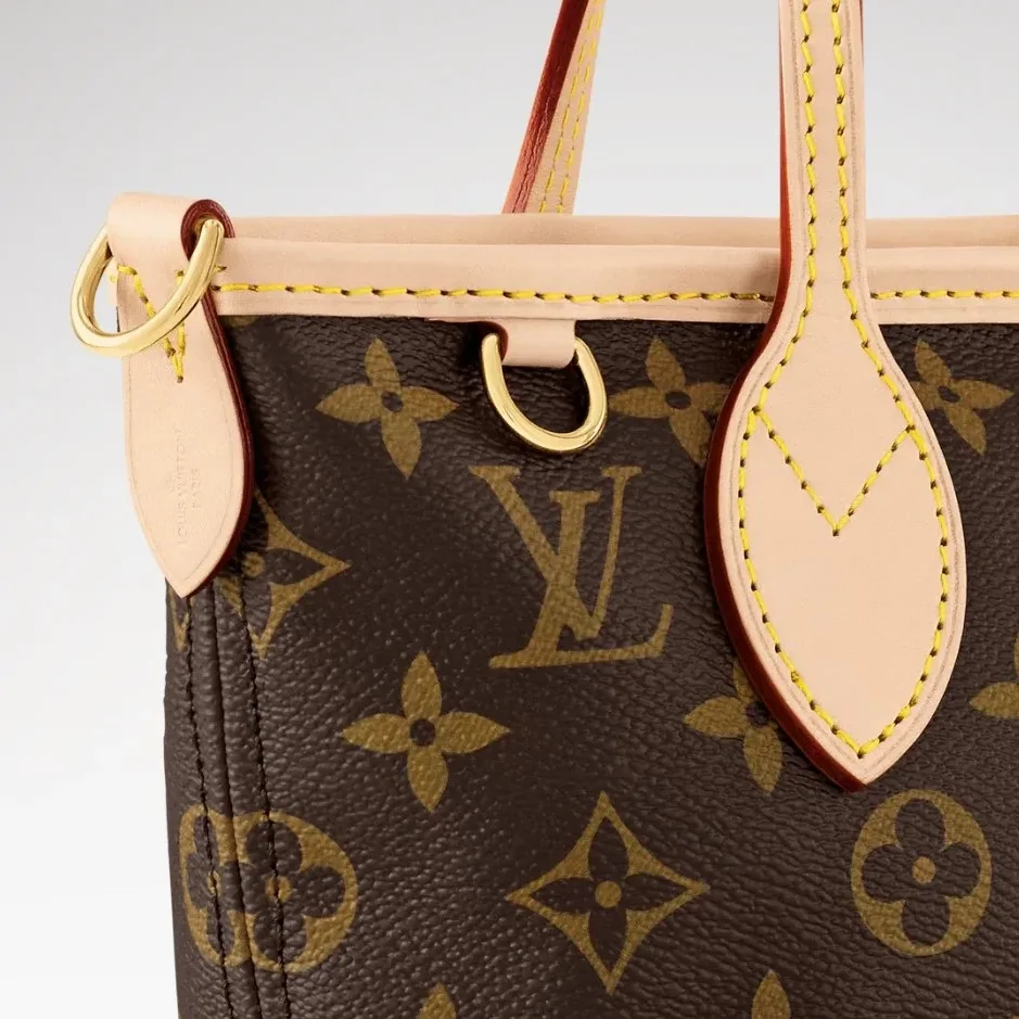 Louis Vuitton Neverfull BB Tote Bag in Beige Gold Hardware Louis Vuitton Neverfull BB Tote Bag in Beige Gold Hardware