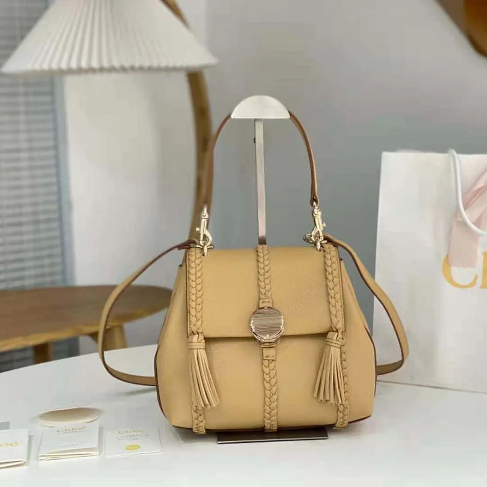 Chloe Penelope Small Soft Shoulder Bag for Women in Sandy Chloe Penelope Small Soft Shoulder Bag for Women in Sandy