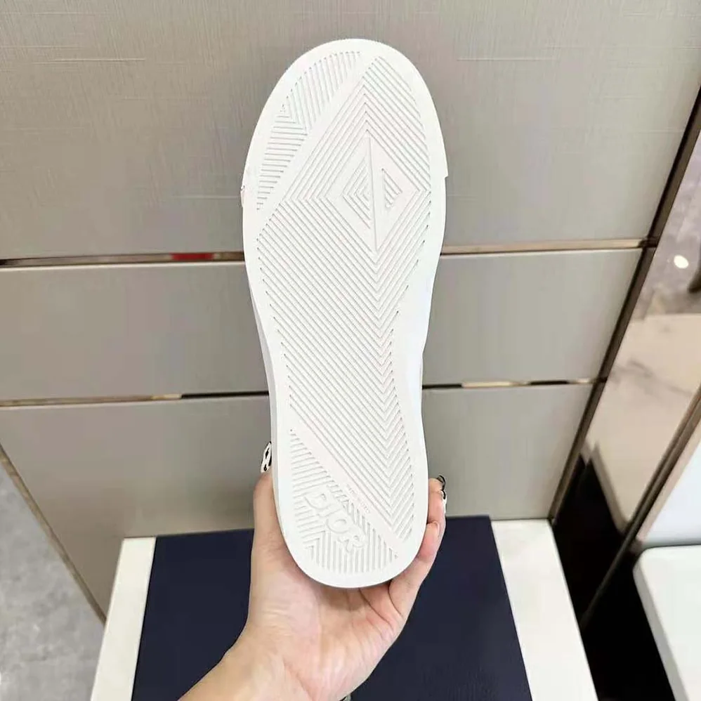 Dior B101 Slip-on Sneaker Beige Suede and Smooth Calfskin for Men