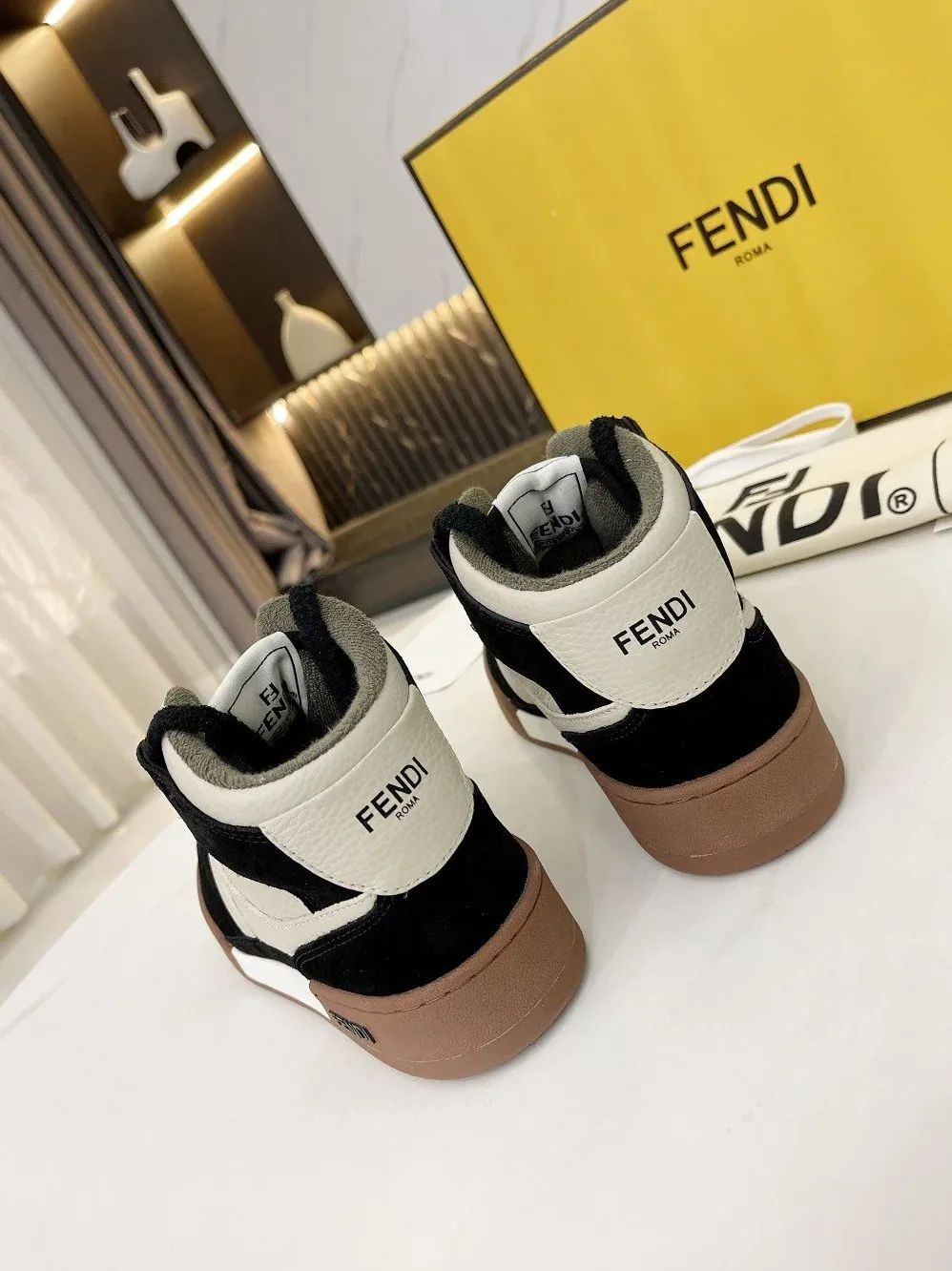 Fendi Low Tops In Black Fendi Low Tops In Black