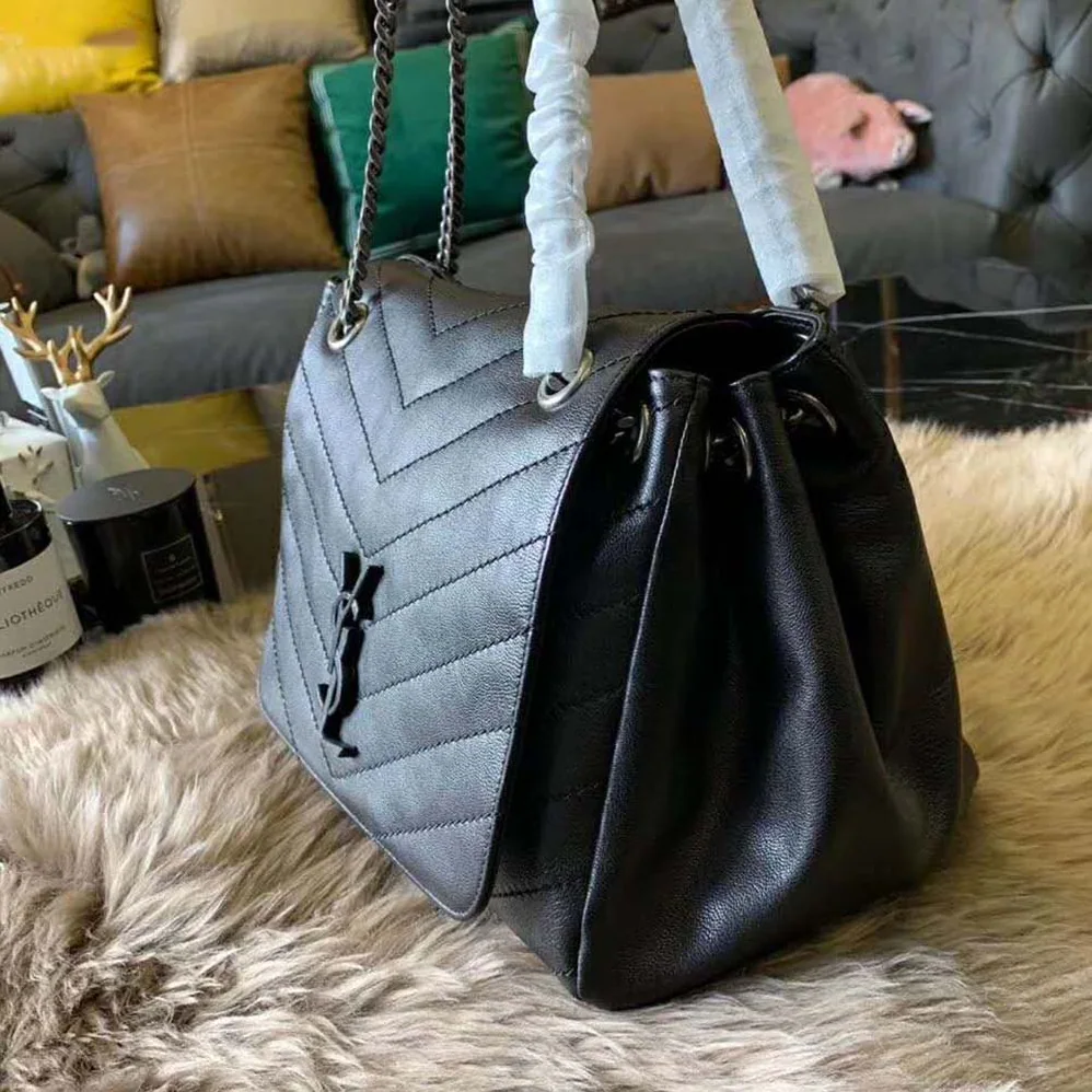 Saint Laurent YSL Nolita Small Bag Vintage Leather for Women in Black Saint Laurent YSL Nolita Small Bag Vintage Leather for Women in Black