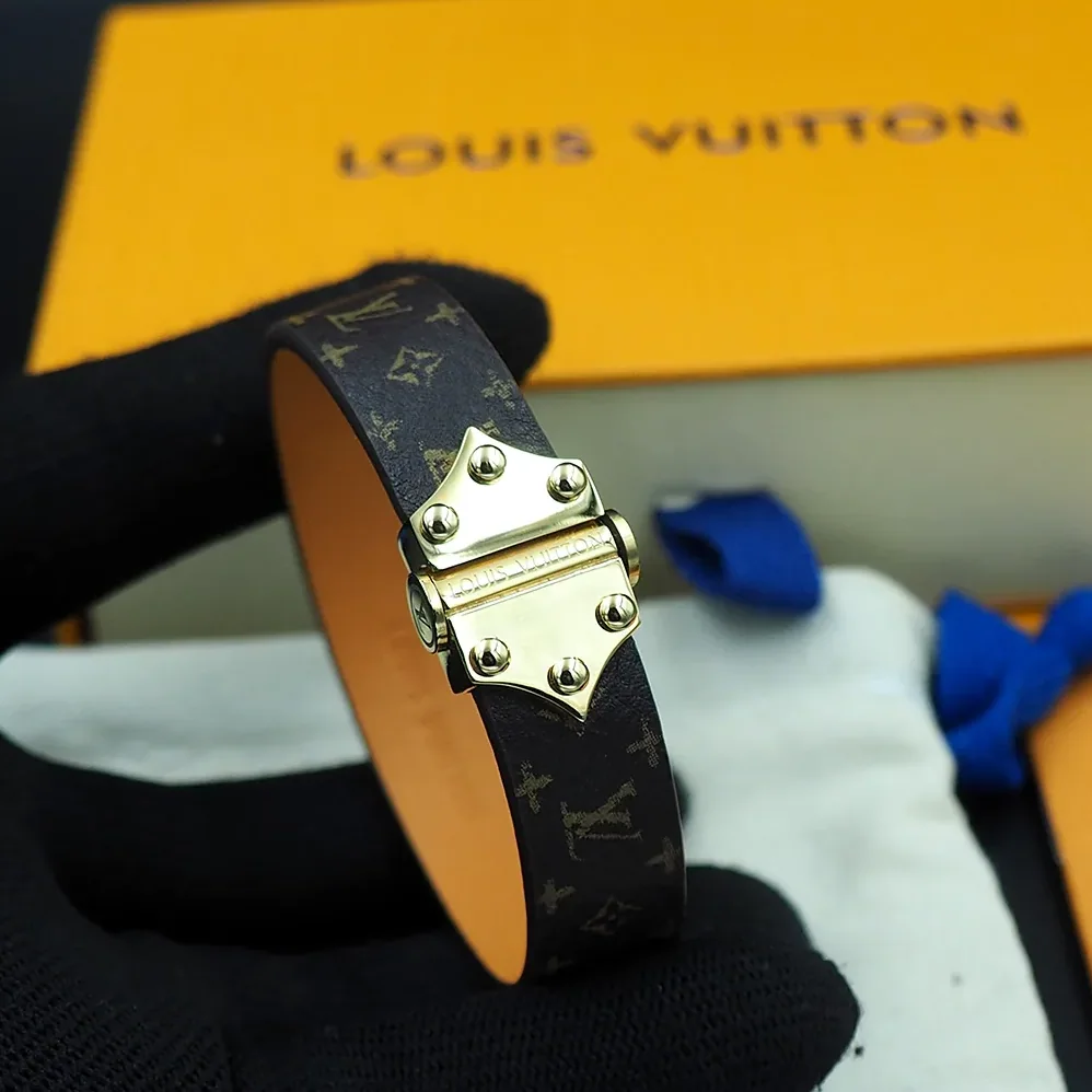 Louis Vuitton Nano Monogram Bracelet Brown Louis Vuitton Nano Monogram Bracelet Brown