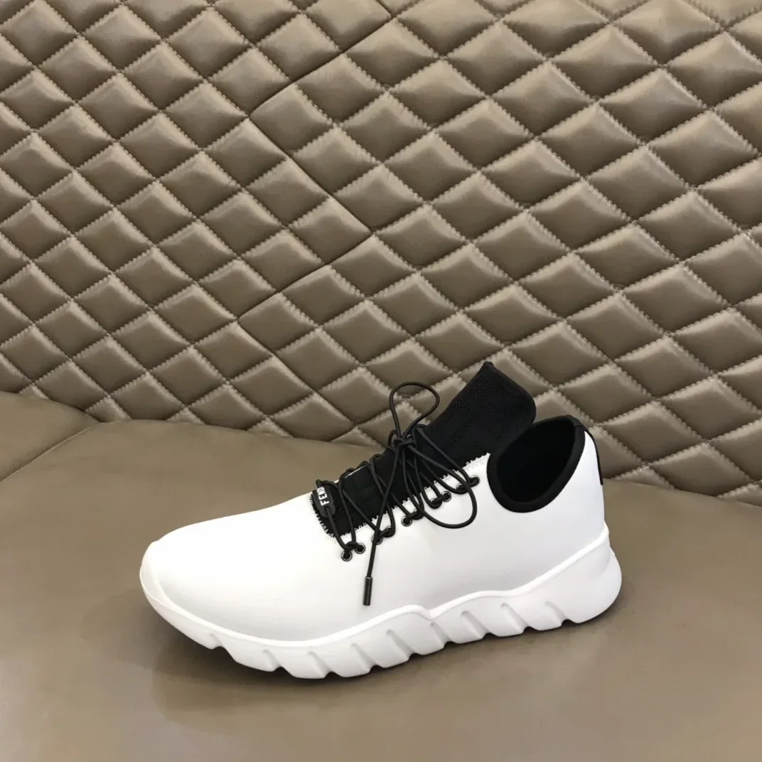 Fendi Force Low Tops Sneakers White Fendi Force Low Tops Sneakers White