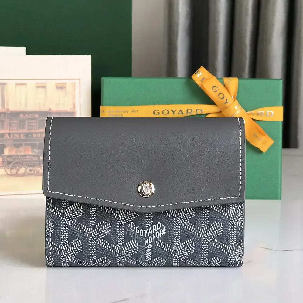Goyard Saint Gabrie Wallet for Unisex in Grey