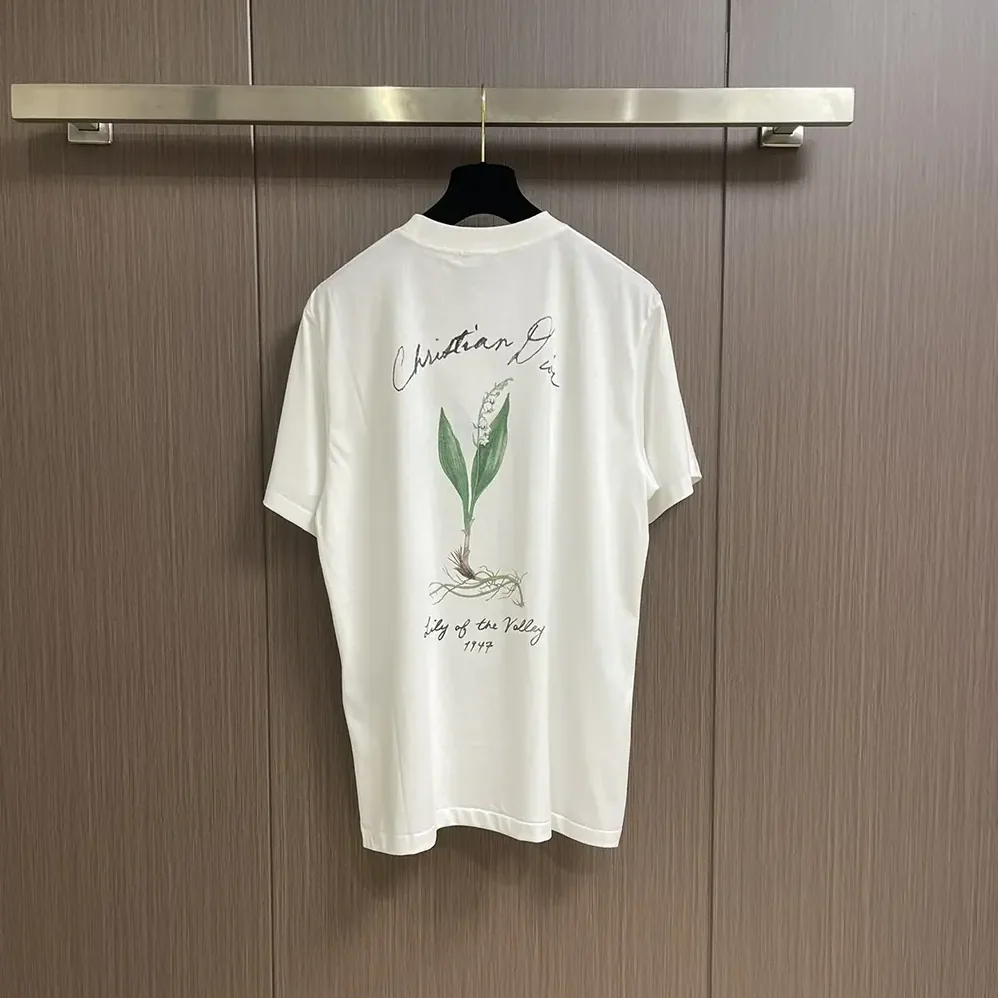 Dior Handwritten Christian Dior T-Shirt Relaxed Fit White Cotton Jersey for Women Dior Handwritten Christian Dior T-Shirt Relaxed Fit White Cotton Jersey for Women