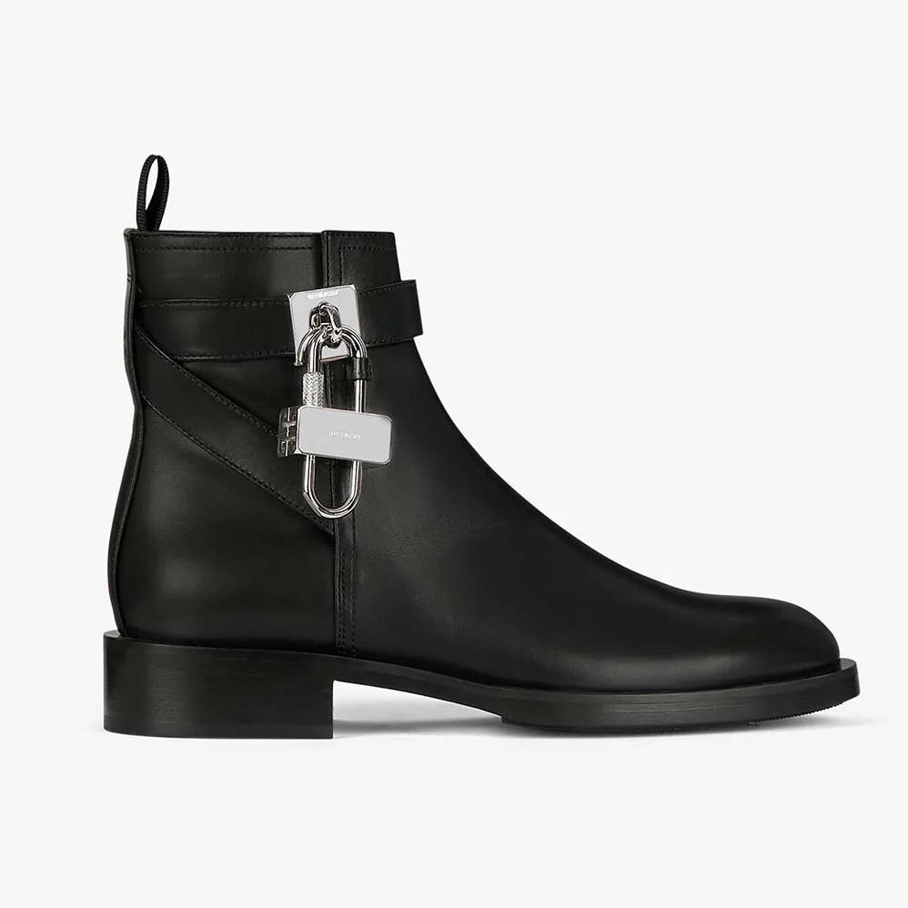 Givenchy Boots in Leather with Padlock for Women