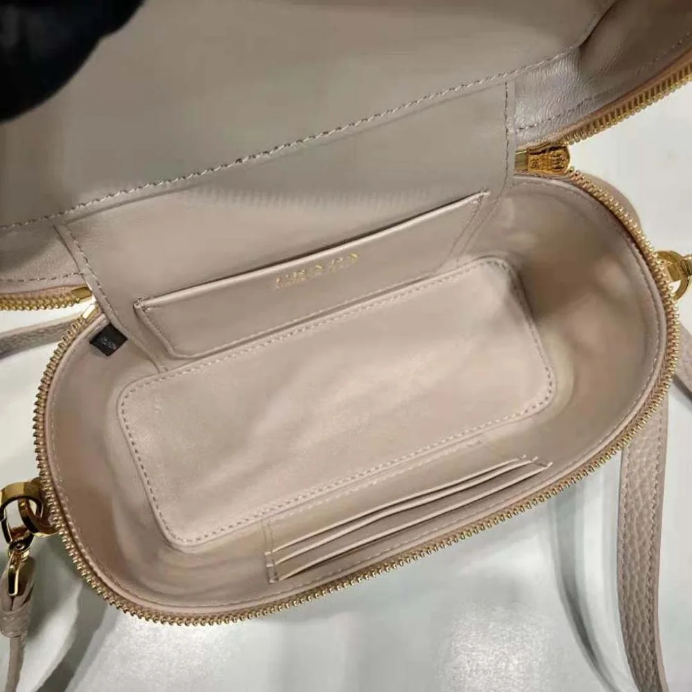 Prada Leather Mini-Bag for Women in Sandy Prada Leather Mini-Bag for Women in Sandy