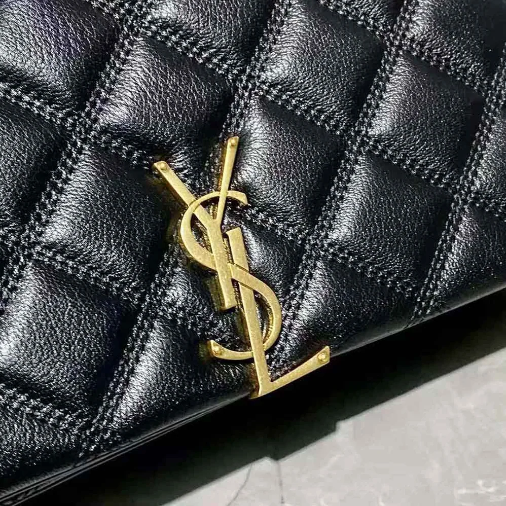 Saint Laurent YSL Becky Mini Chain Bag in Carre for Women in Quilted Lambskine
