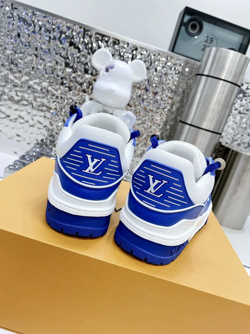 Louis Vuitton LV Trainer Sneaker Blue Louis Vuitton LV Trainer Sneaker Blue