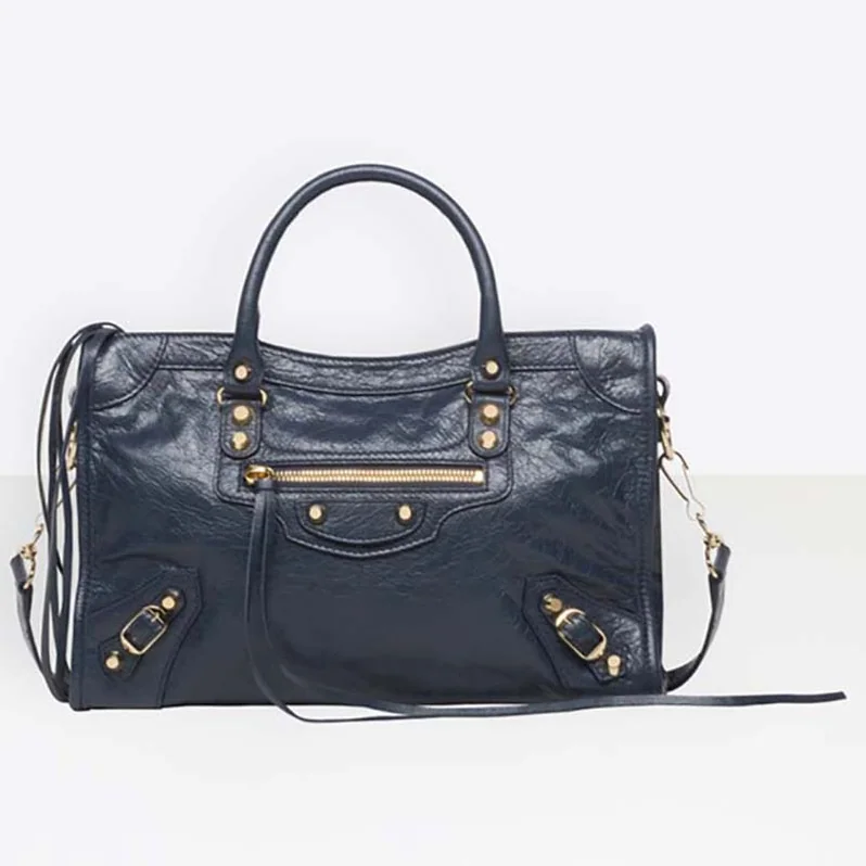 Balenciaga Small Size Lambskin Hand Carry And Shoulder Bag for Women