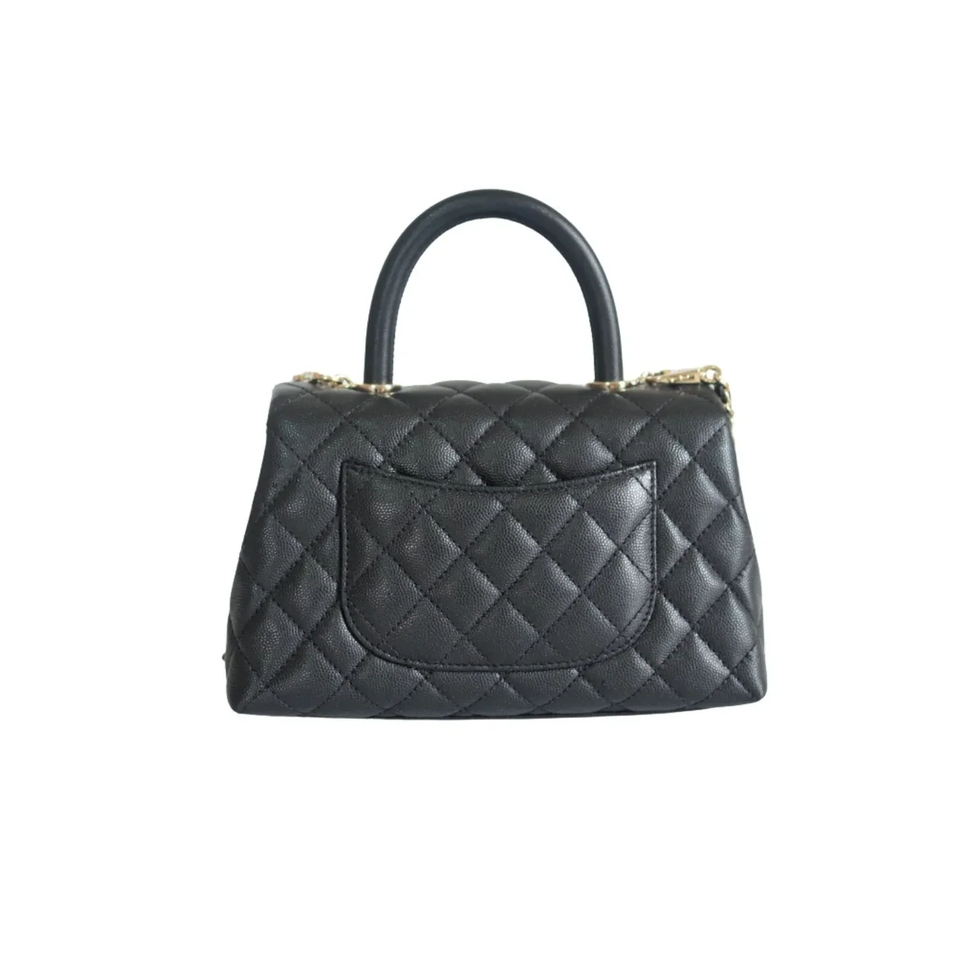 Chanel Coco With Top Handle Bag Black / Chanel Coco With Top Handle Bag Black /