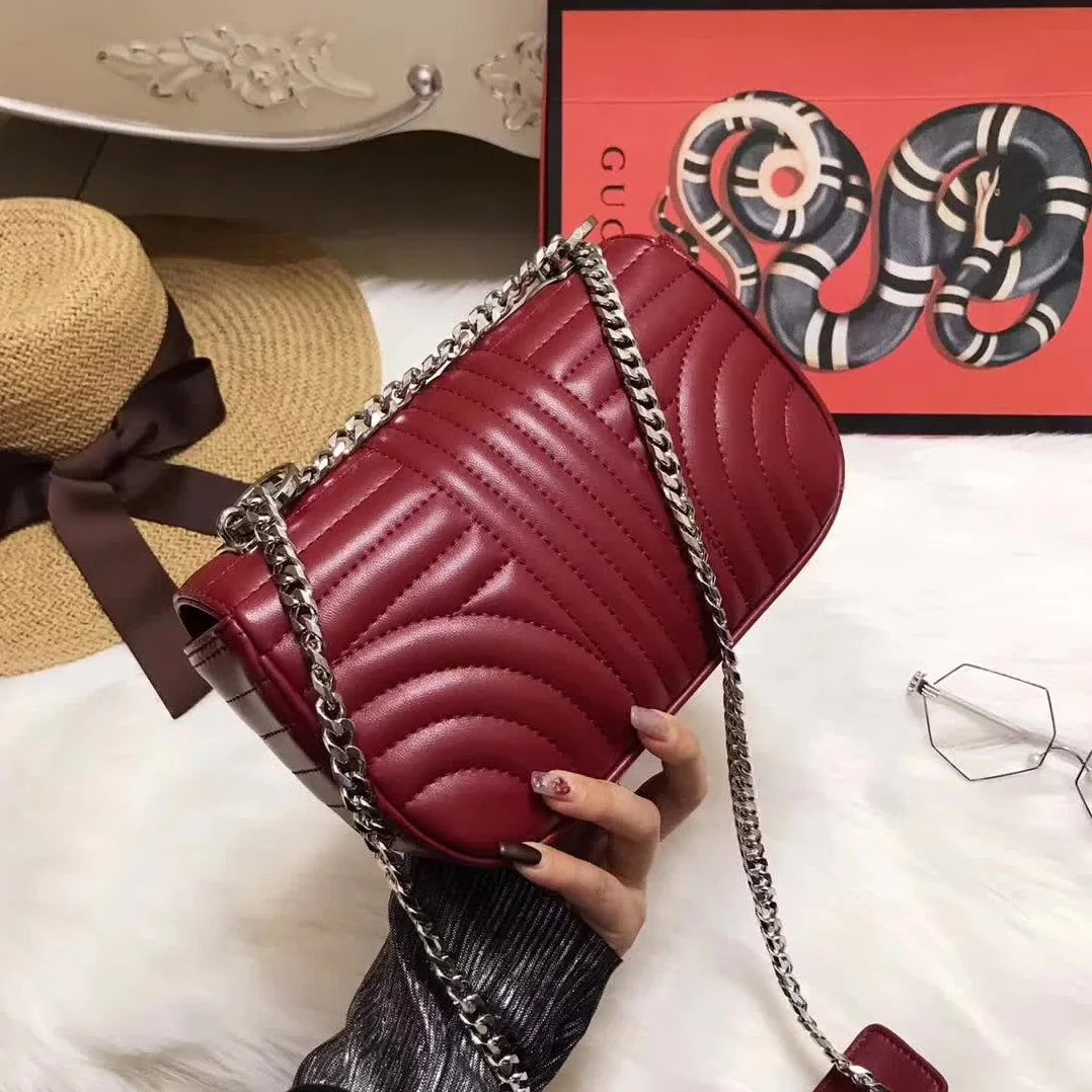Prada Diagramme Small Leather Shoulder Bag in Maroon Prada Diagramme Small Leather Shoulder Bag in Maroon