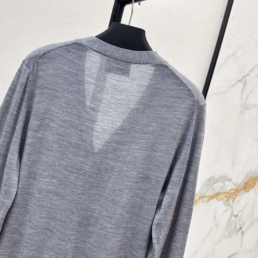 Prada Cashmere Cardigan for Men in Gray