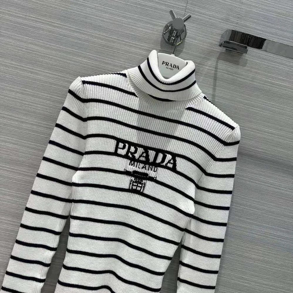 Prada Superfine Wool Turtleneck Sweater for Women
