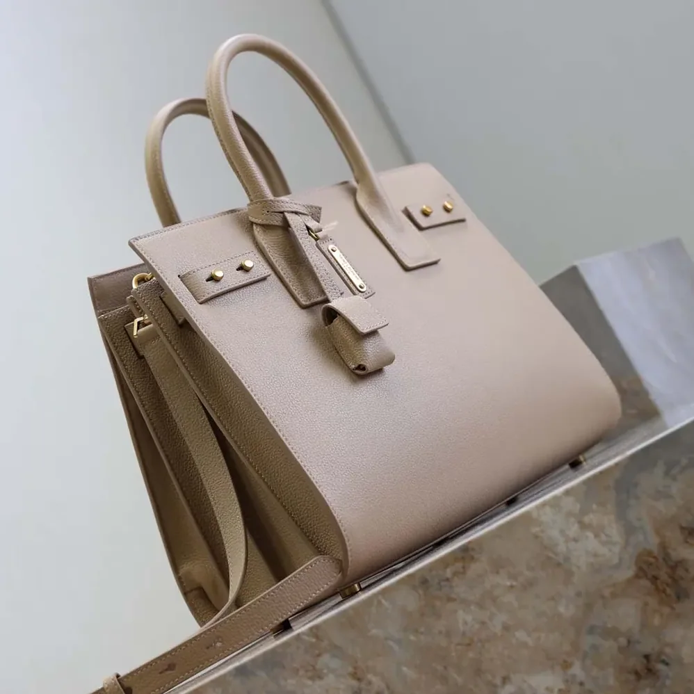 Saint Laurent YSL Small Sac De Jour In Supple Grained Leathe for Women in Beige Saint Laurent YSL Small Sac De Jour In Supple Grained Leathe for Women in Beige