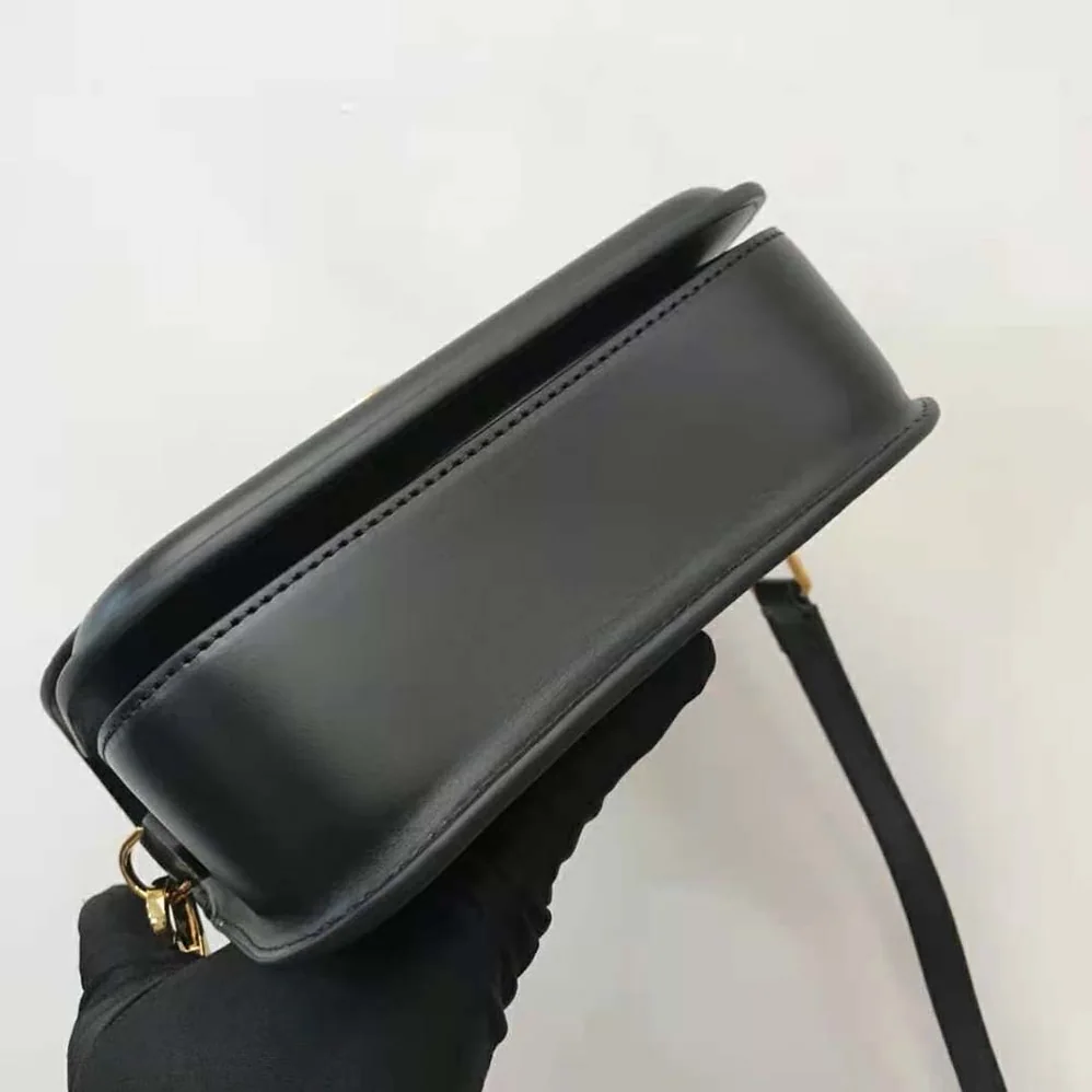 Burberry Leather Small Elizabeth Bag for Women in Black