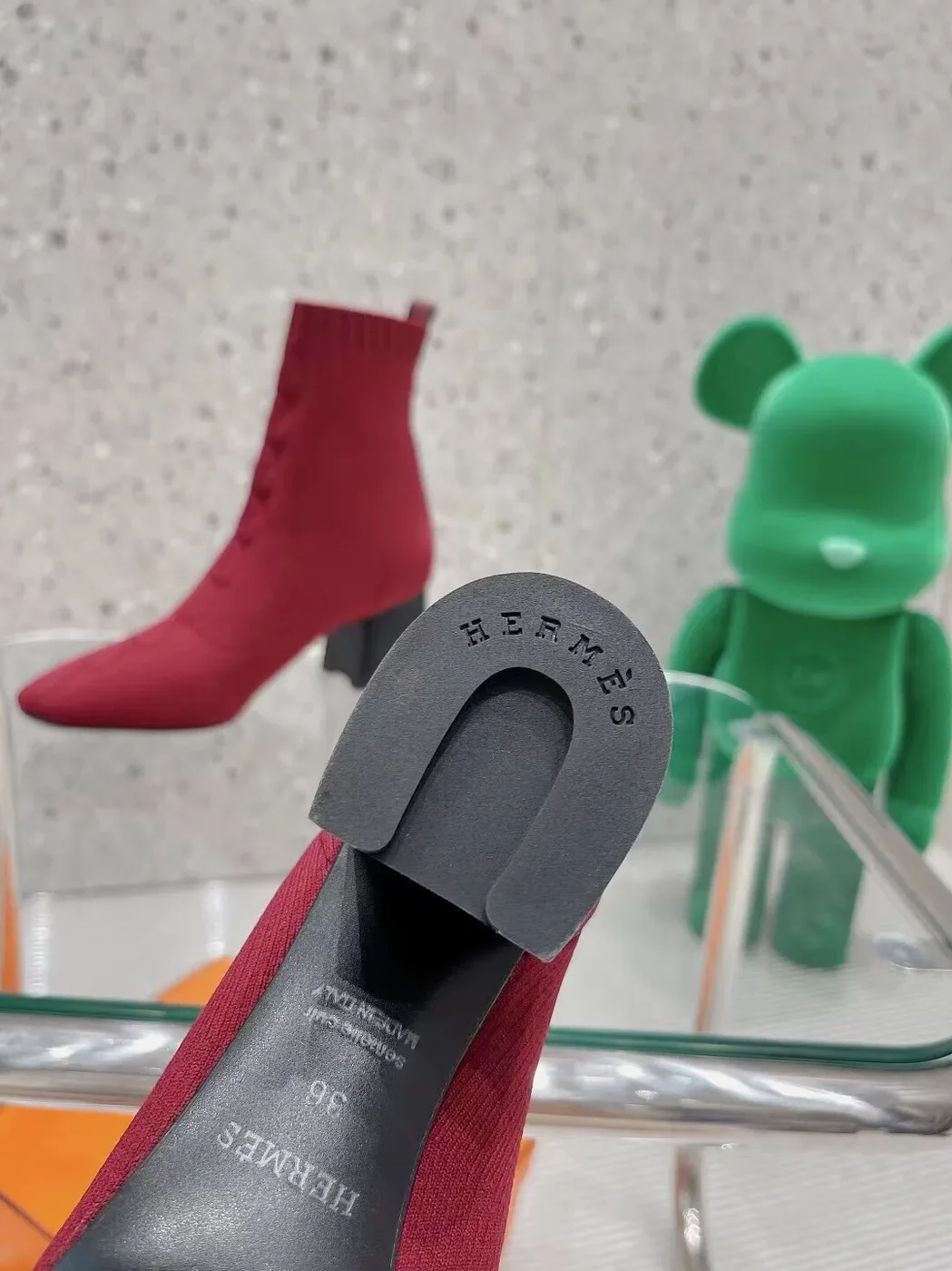 Hermes Volver 60 Ankle Boots Red / Hermes Volver 60 Ankle Boots Red /