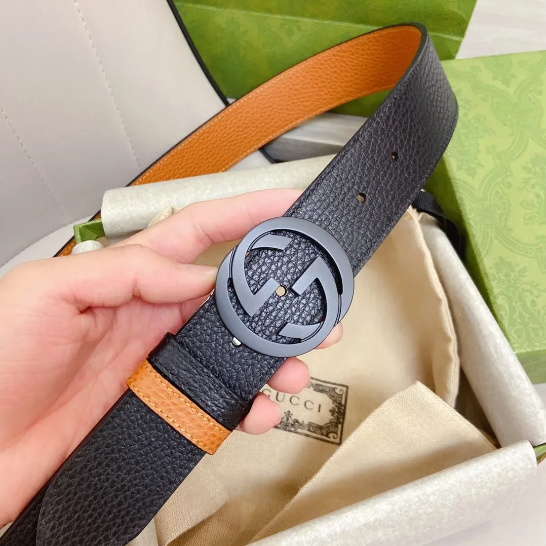 Gucci GG Marmont Reversible Belt in Black