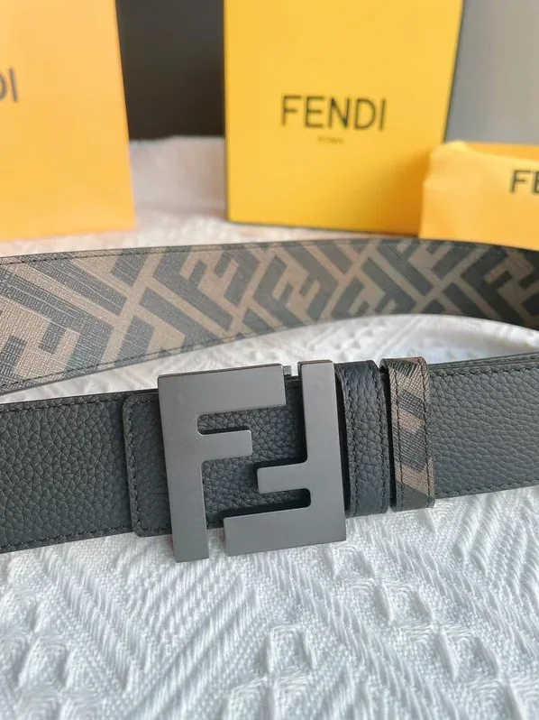 Fendi Belt Gray
