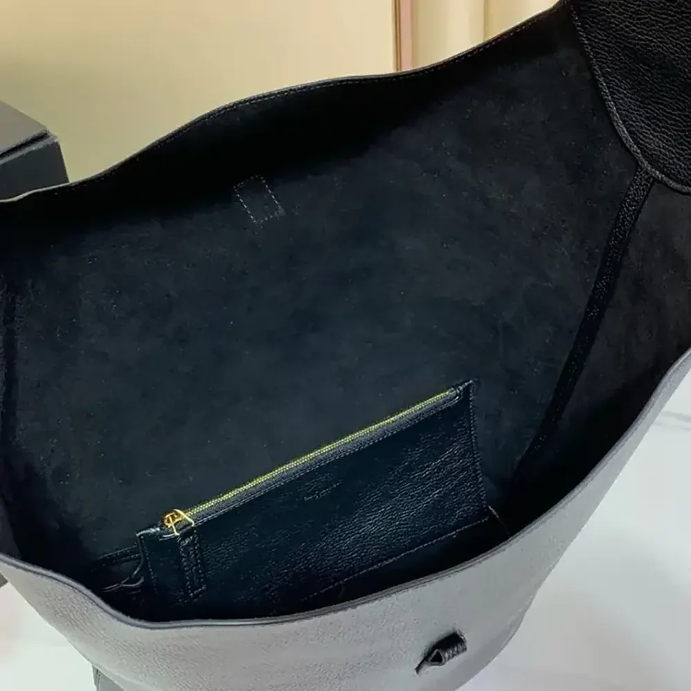 Saint Laurent YSL Le 5 à 7 Hobo in Grained Leather for Women