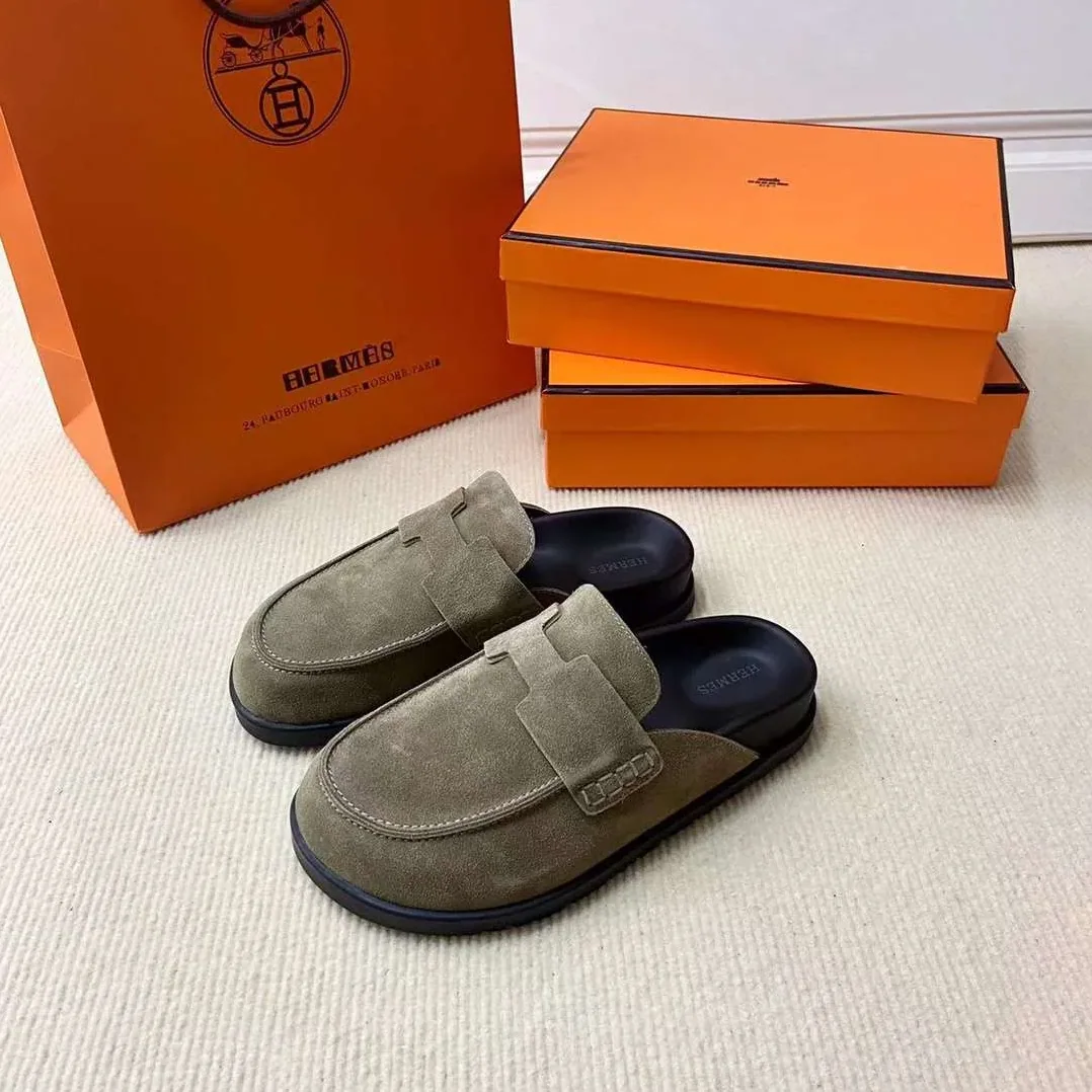 Hermes Go Mule Green