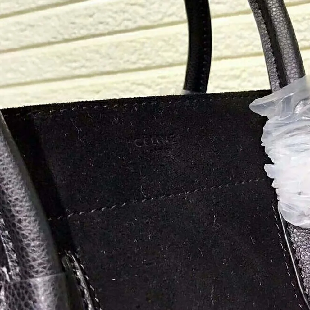 Celine Medium Luggage Phantom Bag in Baby Calfskin Leather in Black Celine Medium Luggage Phantom Bag in Baby Calfskin Leather in Black
