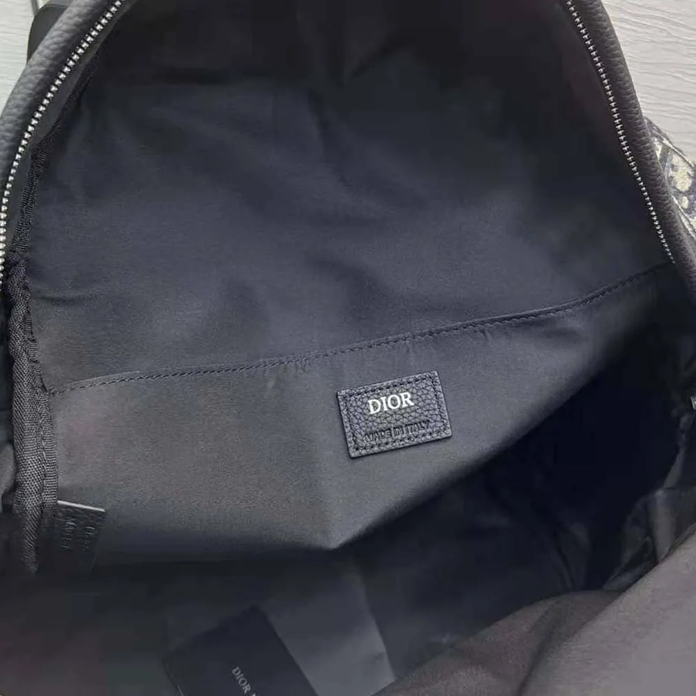 Dior Rider Backpack Beige and Black Dior Oblique Jacquard for Men Dior Rider Backpack Beige and Black Dior Oblique Jacquard for Men