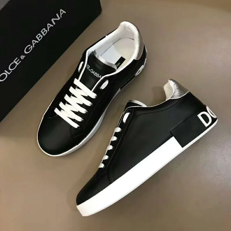 Dolce Gabbana D&G Shoes Zapatillas Portofino De Becerro De Napa for Men Dolce Gabbana D&G Shoes Zapatillas Portofino De Becerro De Napa for Men