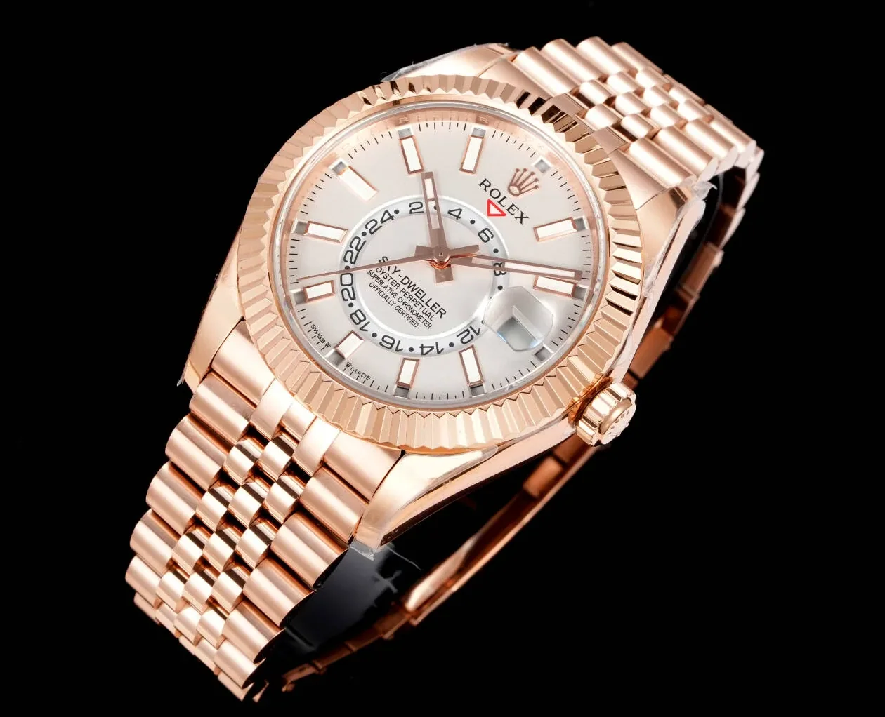 Rolex Sky Dweller Rose Gold White Dial Rolex Sky Dweller Rose Gold White Dial