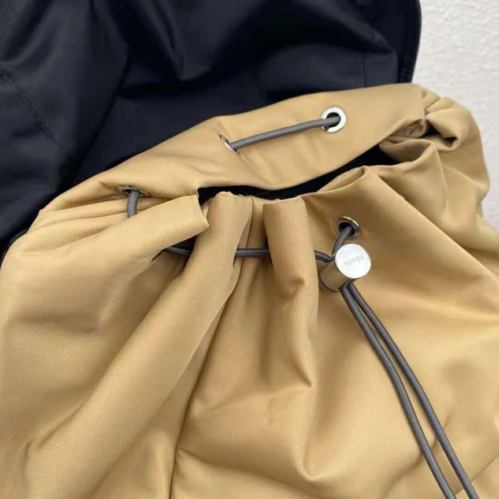 Prada Technical Fabric Nylon Backpack for Men in Brown Prada Technical Fabric Nylon Backpack for Men in Brown