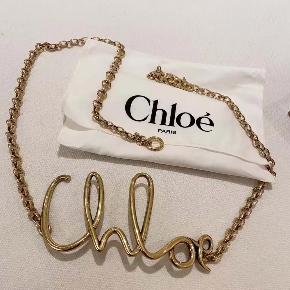 Chloe Iconic Chain Small Belt for Women in Gold Chloe Iconic Chain Small Belt for Women in Gold