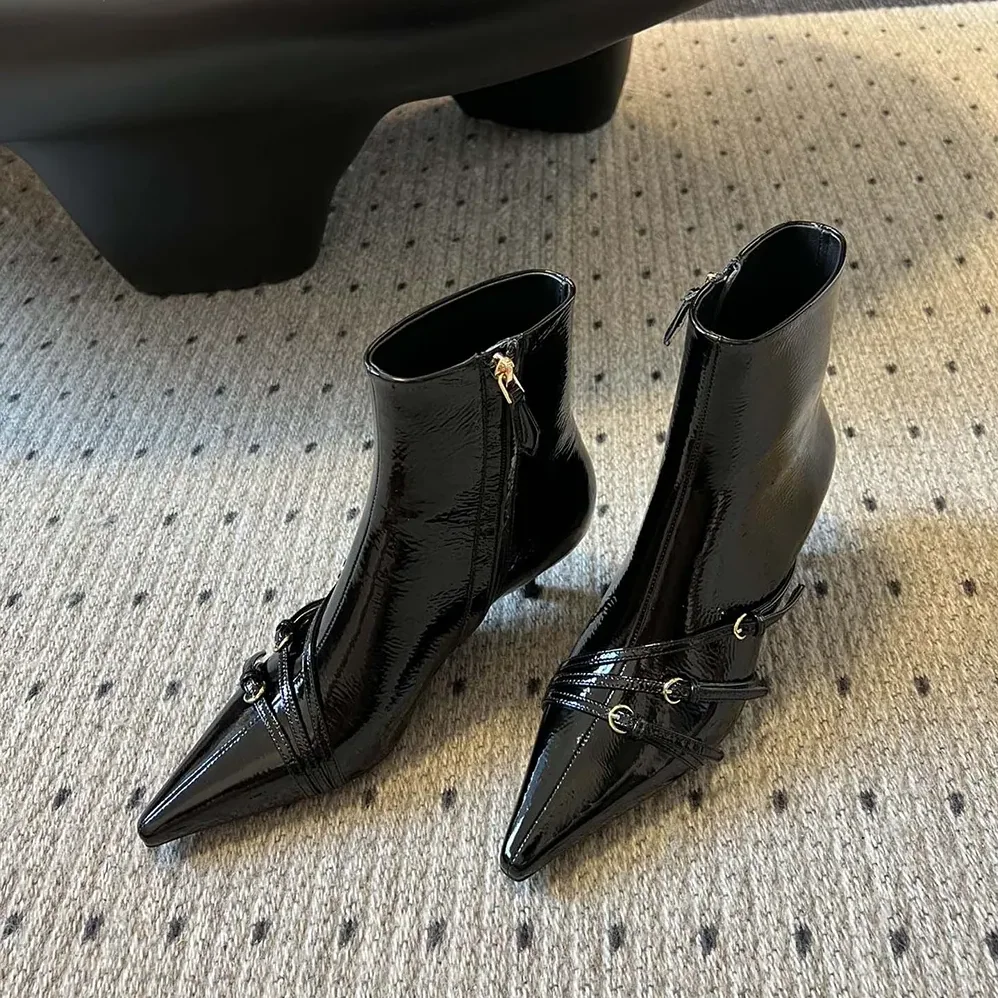 Miu Miu Naplak Booties for Women in Black
