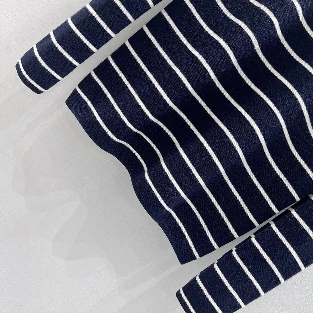 Prada Striped Wool Turtleneck Sweater for Men in Black Prada Striped Wool Turtleneck Sweater for Men in Black