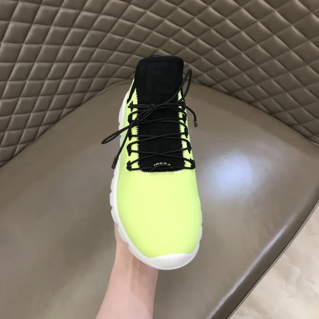 Fendi FD Faster Trainers Light Green Fendi FD Faster Trainers Light Green